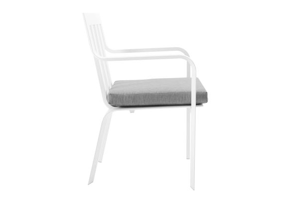 Baxley Stackable Outdoor Patio Aluminum Dining Armchair