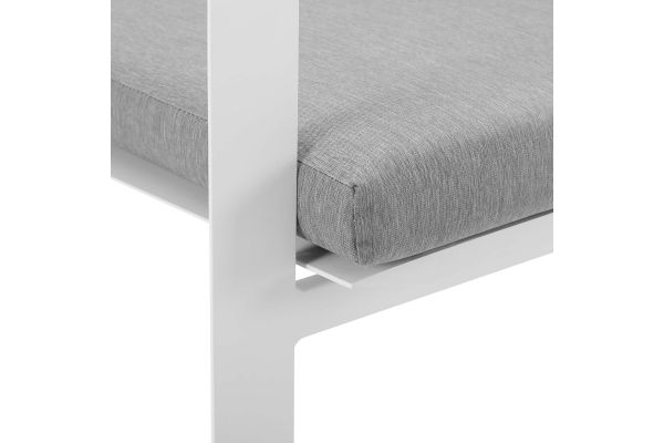 Baxley Stackable Outdoor Patio Aluminum Dining Armchair