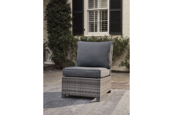Salem Beach Armless Chair with Cushion