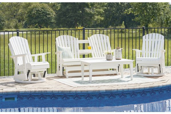 Hyland Wave Outdoor Glider Loveseat