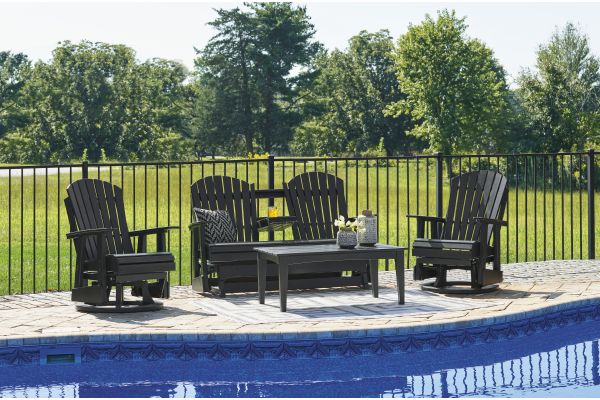 Hyland wave Outdoor Glider Loveseat