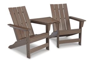 Emmeline 2 Adirondack Chairs with Tete-A-Tete Table Connector thumbnail