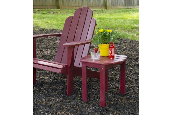 Adirondack Red End Table