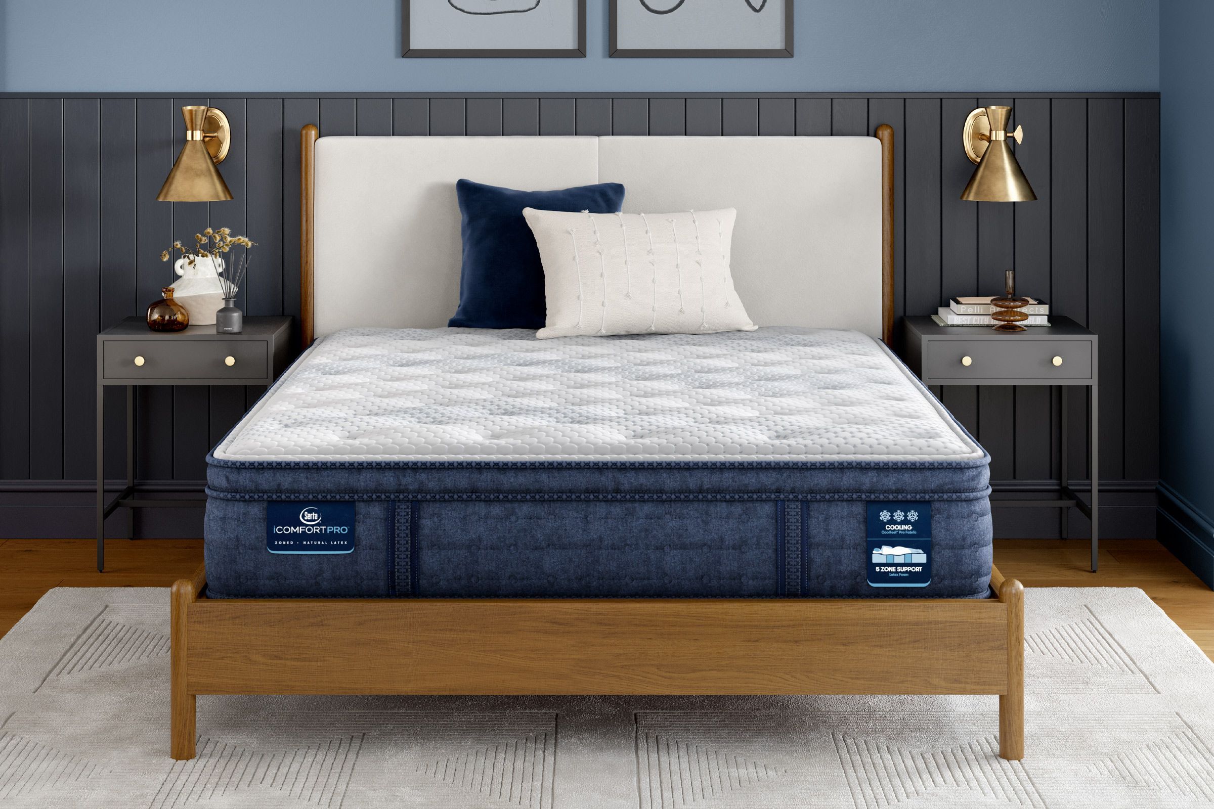 crown bed datype 青 crown bed datype 青 Amazon.com: Seventable Bed Frame Full Size