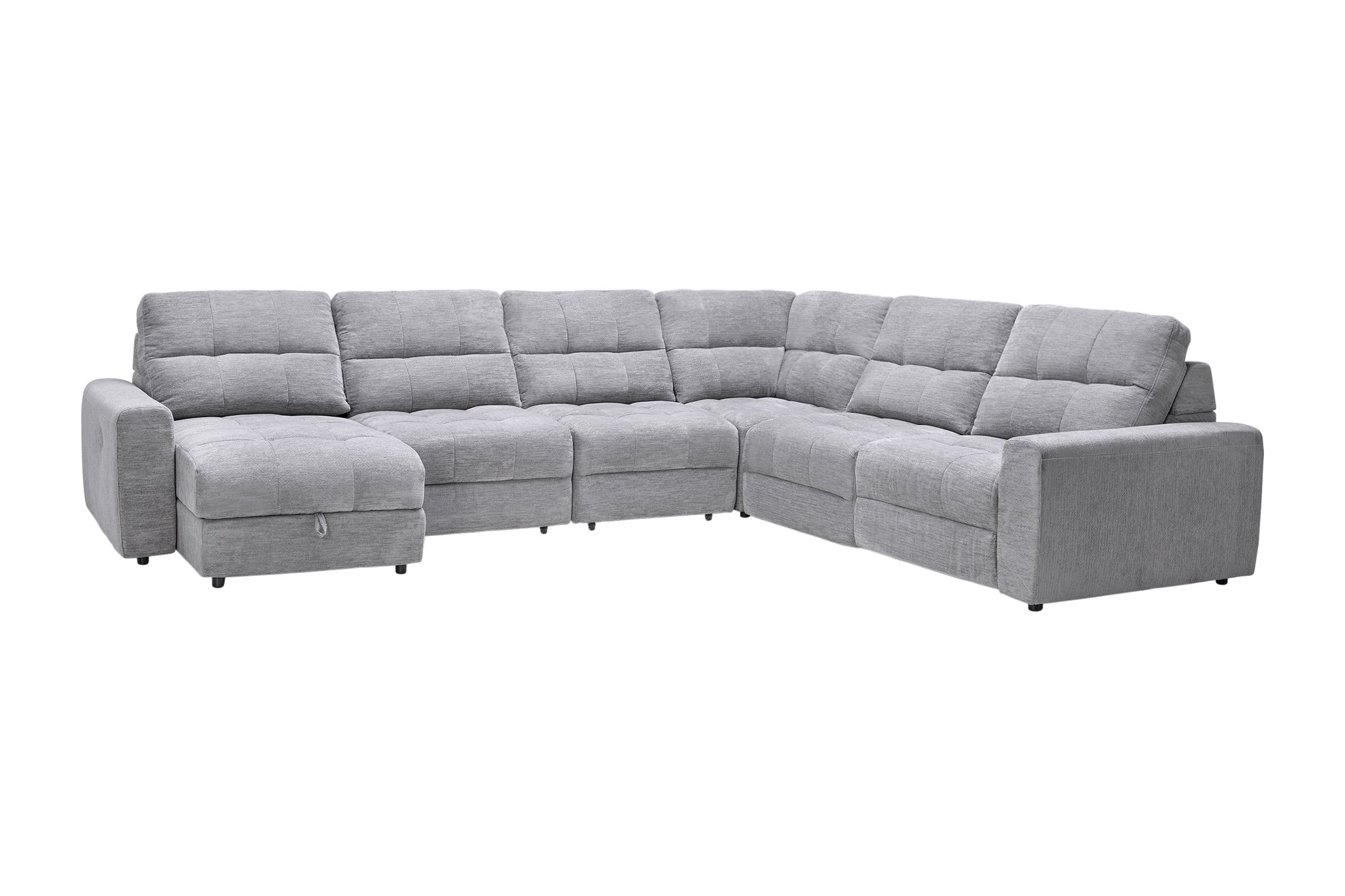 AYA　1223 Phoenix 6-Piece Power Reclining Sectional with Left Arm