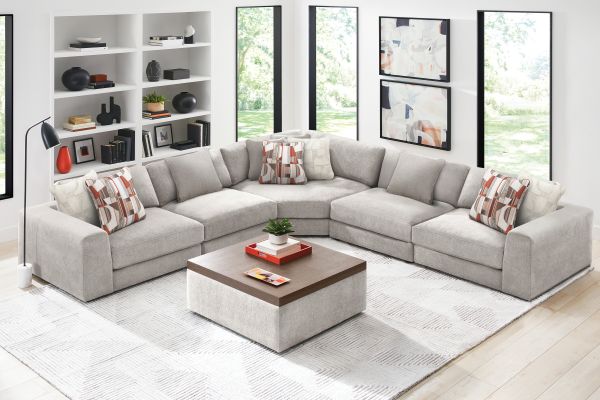 ModularThree Grey 5-Piece Sectional