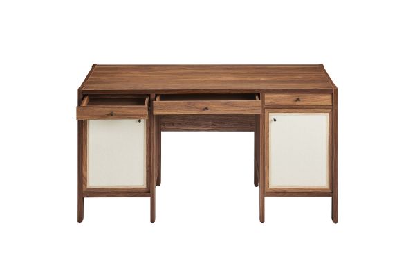 Capri 58" Wood Grain Office Desk
