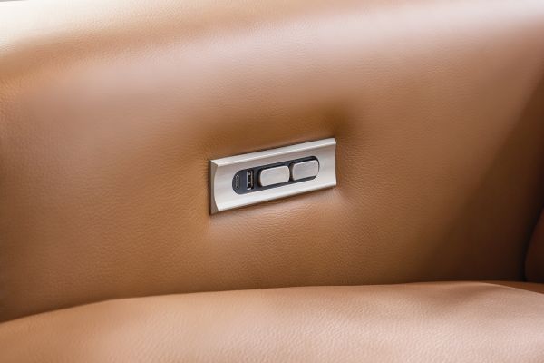 Ford Leather Dual Power Reclining Sofa