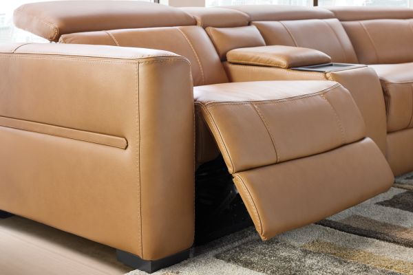 Ford Leather Dual Power Reclining Sofa