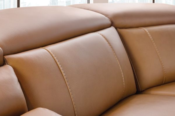 Ford Leather Dual Power Reclining Sofa