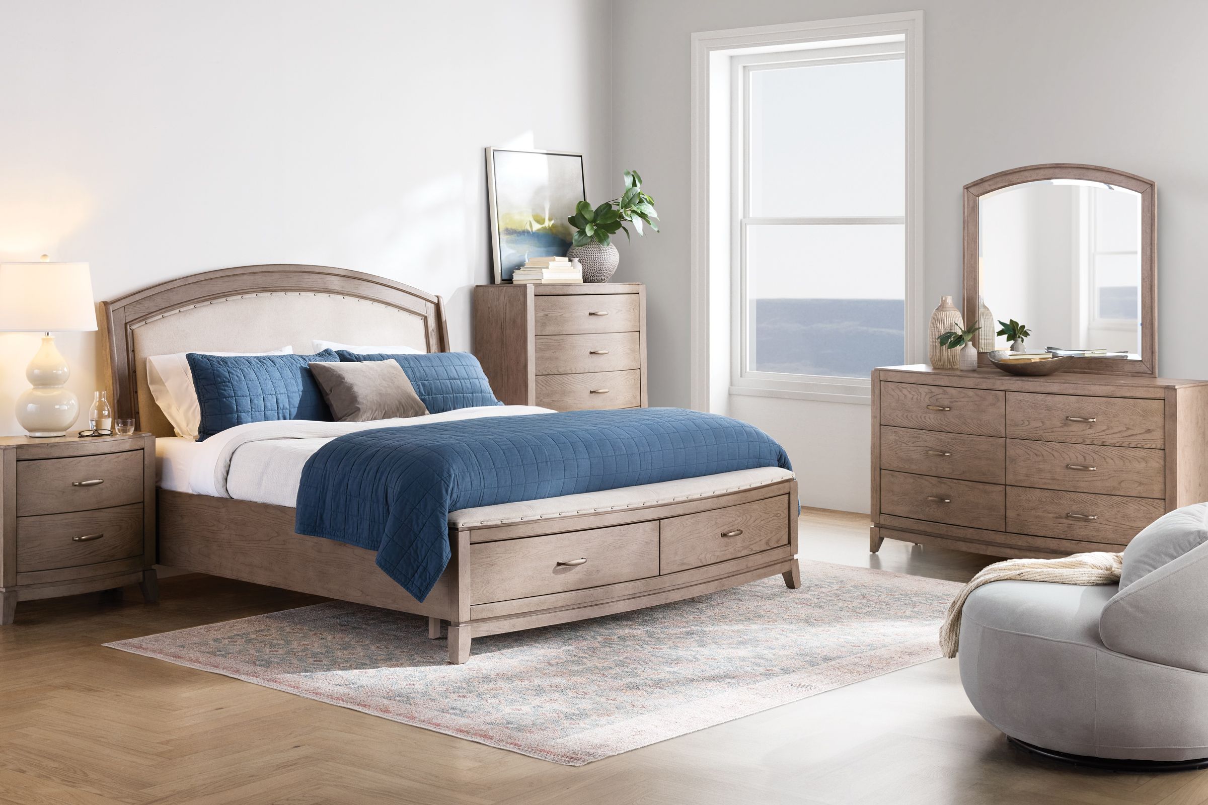 Townsend Beige 3-Piece Queen Bedroom Set at Gardner White