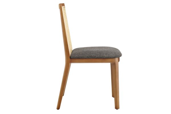 Monarch Wood and Rattan Dining Side Chair by Modway