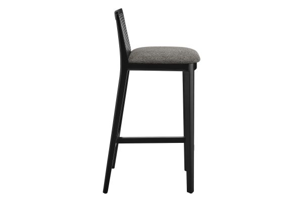 Monarch Wood and Rattan Bar Stool by Modway