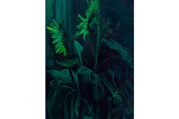 Three Sunflowers by Marceline Mason
