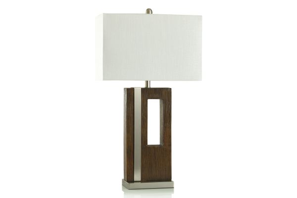 Hudson Silver Table Lamp