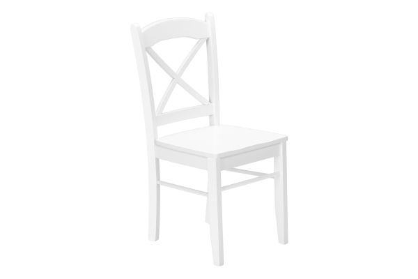 Monarch Specialties I 1320 - White Dining Chair (Set of Two)