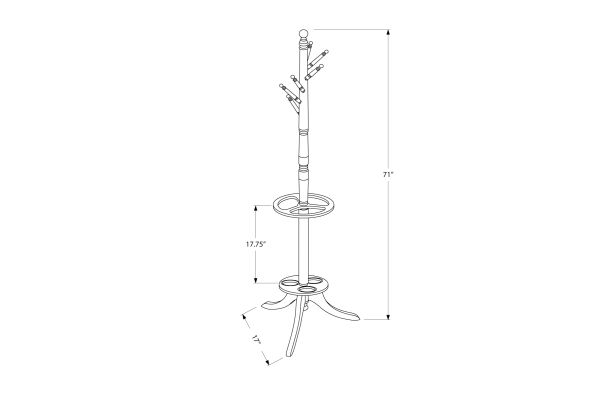 Monarch Specialties I 2005 - Six Hook Coat Rack