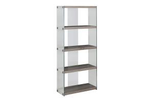 Monarch Specialties I 3060 - Glass Bookcase thumbnail