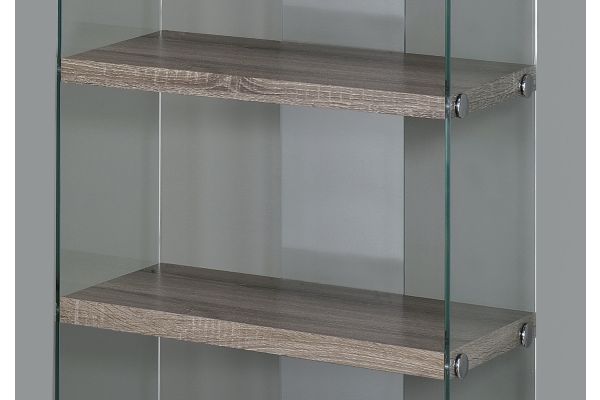 Monarch Specialties I 3060 - Glass Bookcase
