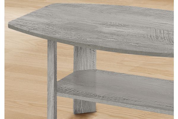 Monarch Specialties I 7870P - Three Piece Grey Table Set