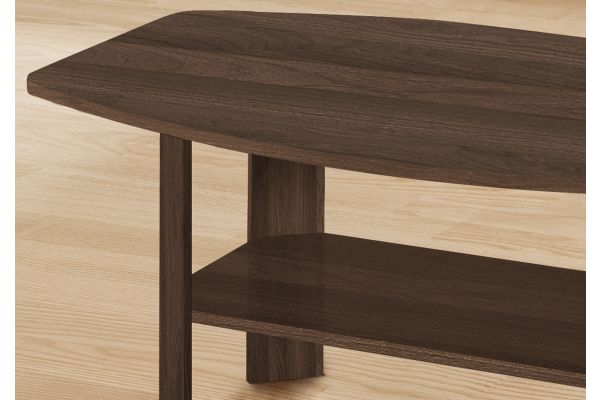 Monarch Specialties I 7872P - Three Piece Walnut Table Set