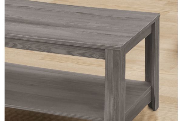 Monarch Specialties I 7991P - Three Piece Grey Table Set