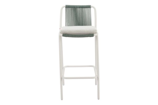 Luft Barstool (Set of 2) White & Green