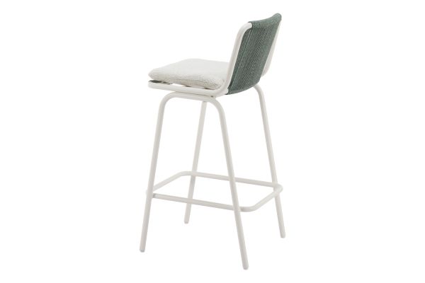 Luft Barstool (Set of 2) White & Green