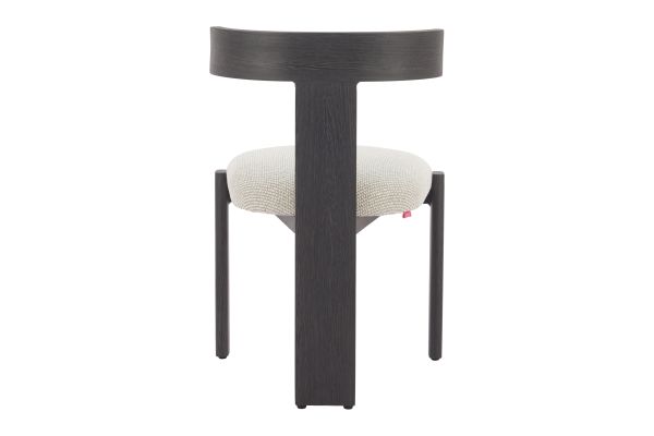 Tiana Dining Chair Black & Beige