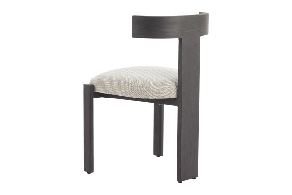 Tiana Dining Chair Black & Beige