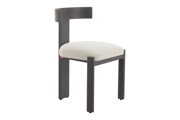 Tiana Dining Chair Black & Beige
