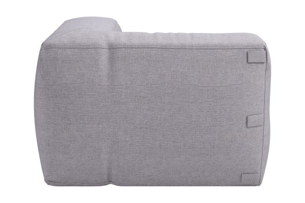 Luanda Corner Chair Gray