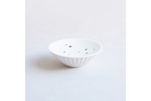 Ceramic Pleated Flower Vase