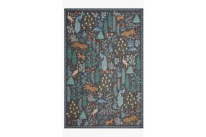 Menagerie Forest Black 5 x 7 Area Rug