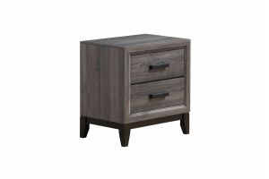 Kate Foil Grey Nightstand thumbnail