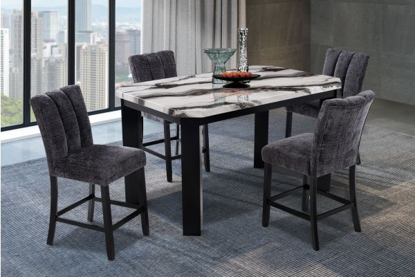 Global Furniture USA Dark Grey Bar Stool Set of 2 - D06BS-DRK GRY