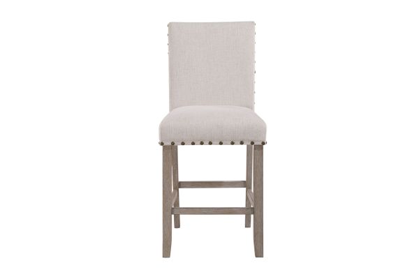 Global Furniture USA White Bar Stools Set of 2 - D1622BS-WHITE
