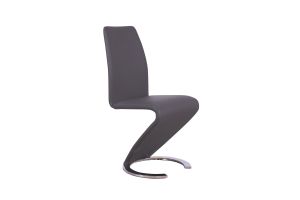 Global Furniture USA Set of Two Grey Z-Shaped Dining Chairs - D9002DC-GR thumbnail