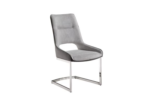 Global Furniture USA Dark and Light Grey Dining Chair Set of Two