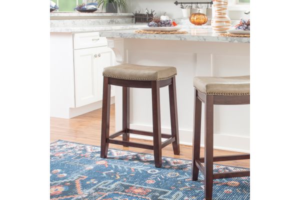 Claridge Beige Counter Stool