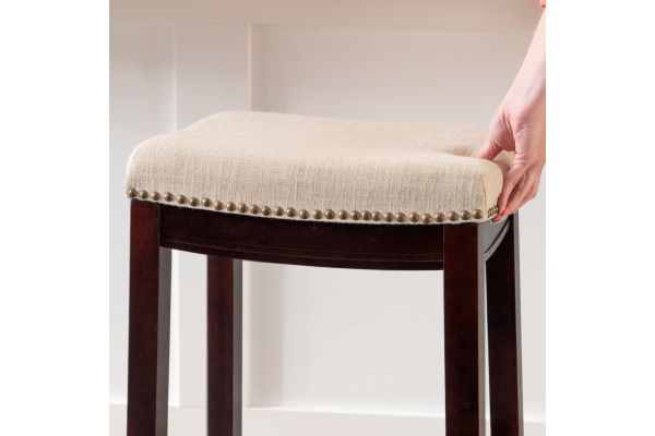 Claridge Linen Bar Stool