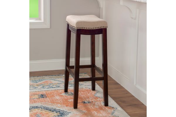 Claridge Linen Bar Stool