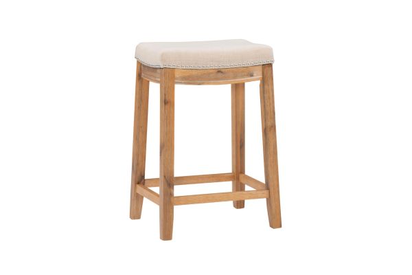 Claridge Natural Wood Bar Stool