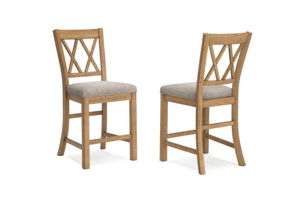 Havonplane Counter Height Barstool Set of Two