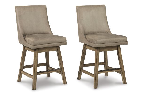Tallenger Counter Height Bar Stool Set of Two
