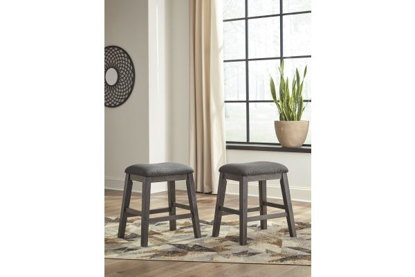 Caitbrook Counter Height Upholstered Bar Stool Set of Two