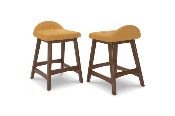 Lyncott Counter Height Bar Stool Set of Two