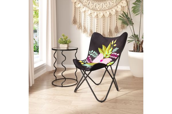Mare Floral Accent Chair
