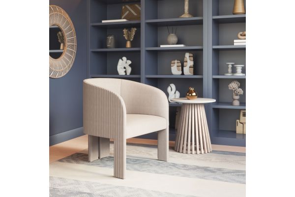 Hull Accent Chair Beige