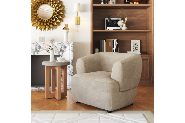 Bekker Accent Chair Golden Beige